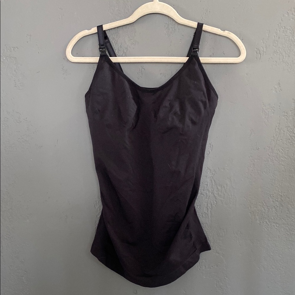 Cake Black Lingerie Nursing Maternity Cami Top Size Medium